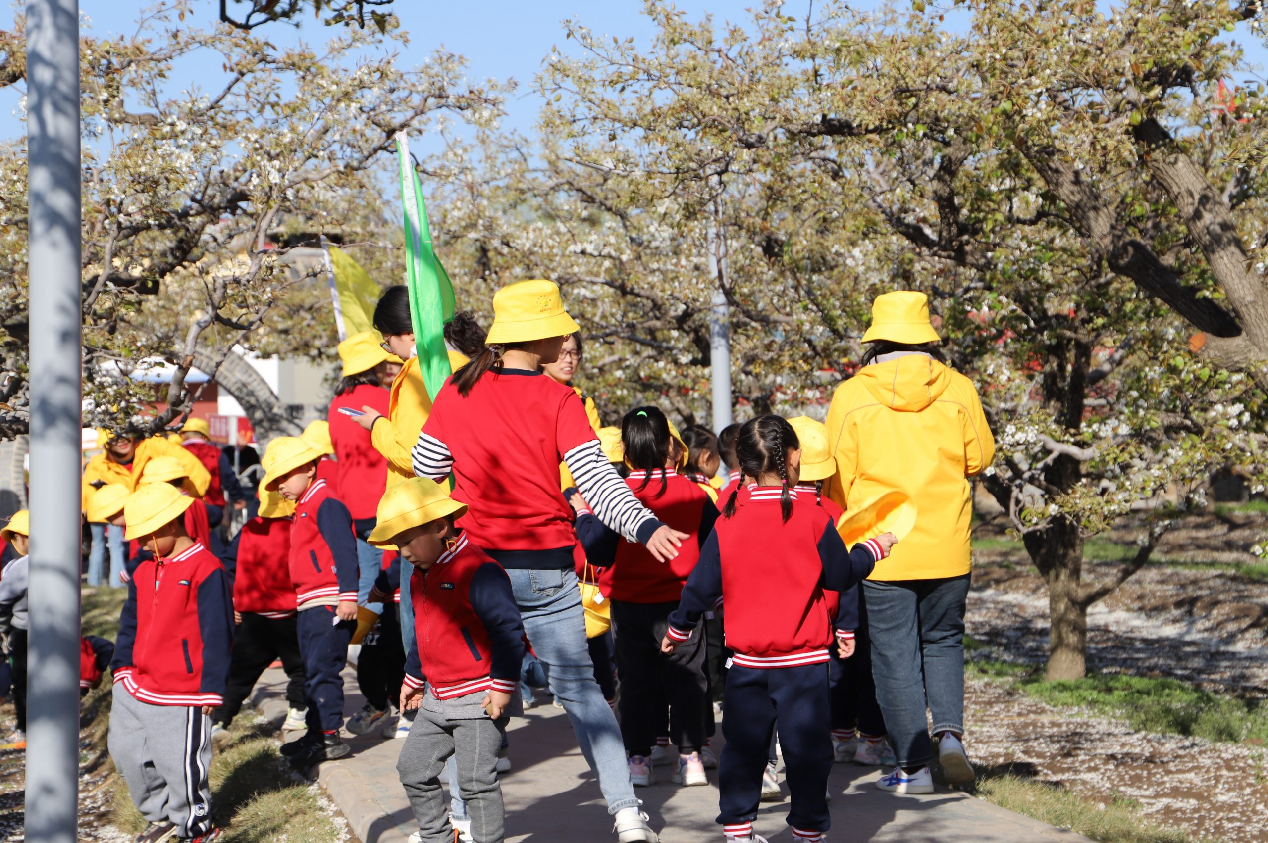 阳信小太阳幼儿园组织“我爱春天 我爱家乡 我爱大自然”游园活动