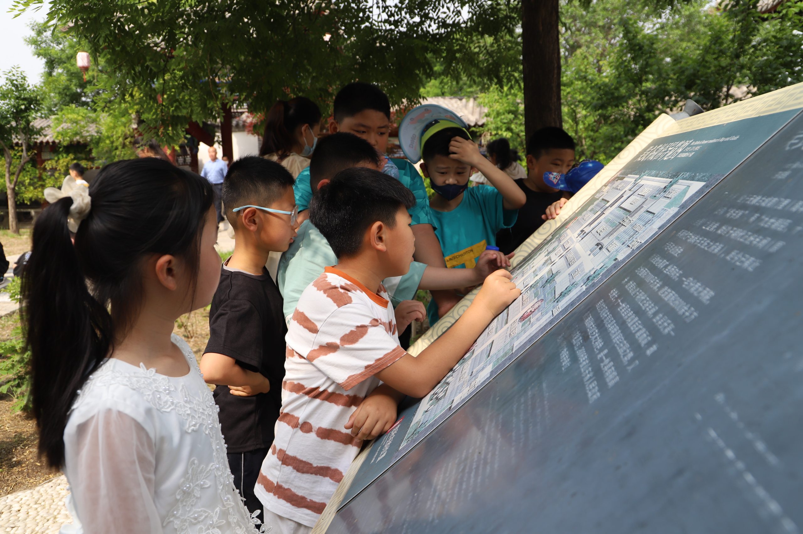 阳信墨扬书法相约古城研学踏青:齐作百米长卷书画 尽显传统文化魅力