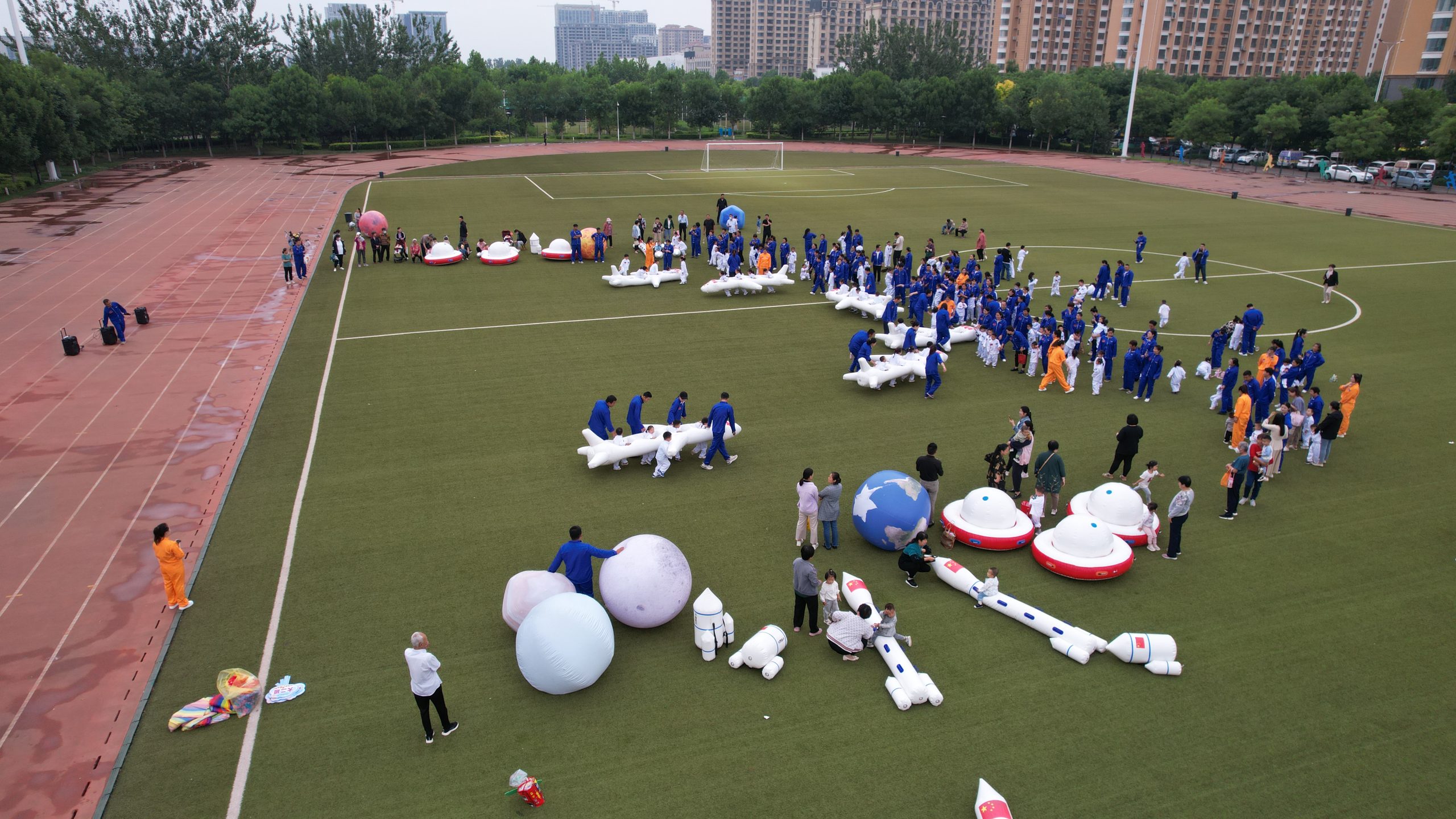 阳信京师幼儿园举办《中国梦 航天梦》亲子活动,庆祝六一儿童节!