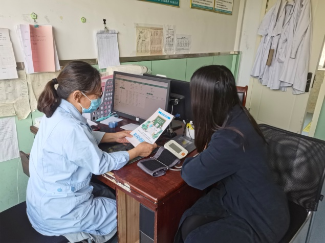 阳信县信城街道社区卫生服务中心防治碘缺乏病日宣传活动