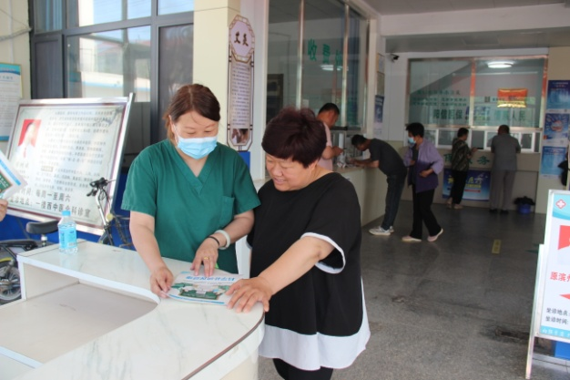 阳信县信城街道社区卫生服务中心防治碘缺乏病日宣传活动