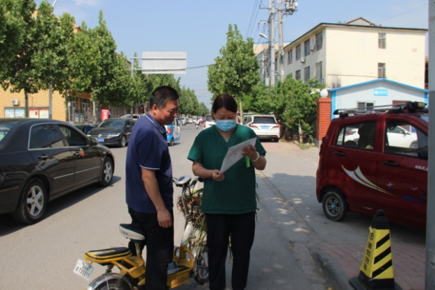 阳信县信城街道社区卫生服务中心防治碘缺乏病日宣传活动