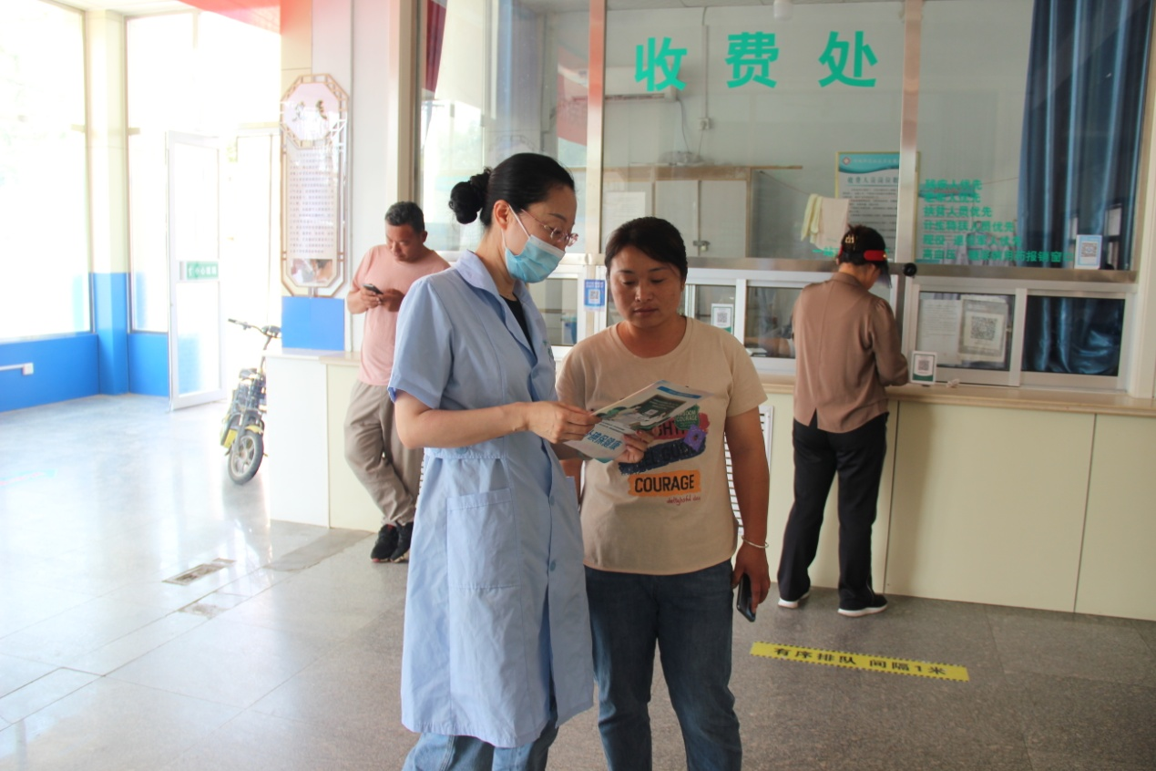 阳信县信城街道社区卫生服务中心防治碘缺乏病日宣传活动