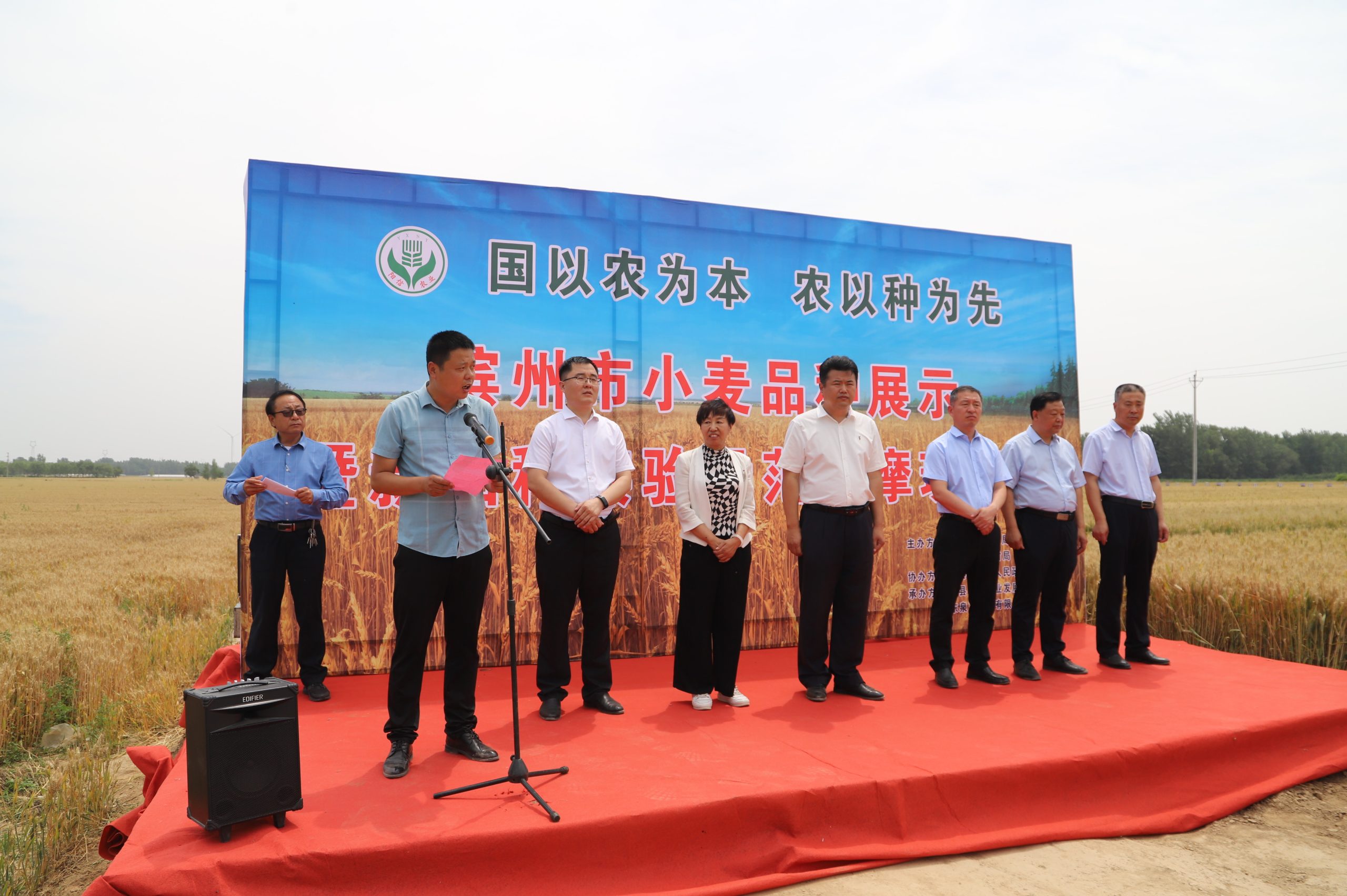 阳信中润农发集团：滨州市小麦新品种观摩会在翟王镇韩桥村举行