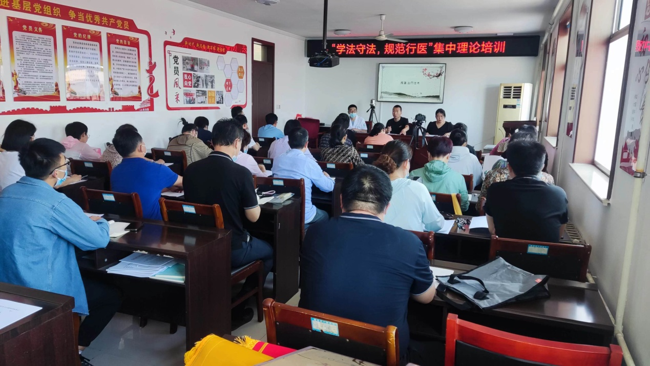 【党建+健康】信城街道社区卫生服务中心对辖区医疗机构进行校验工作指导