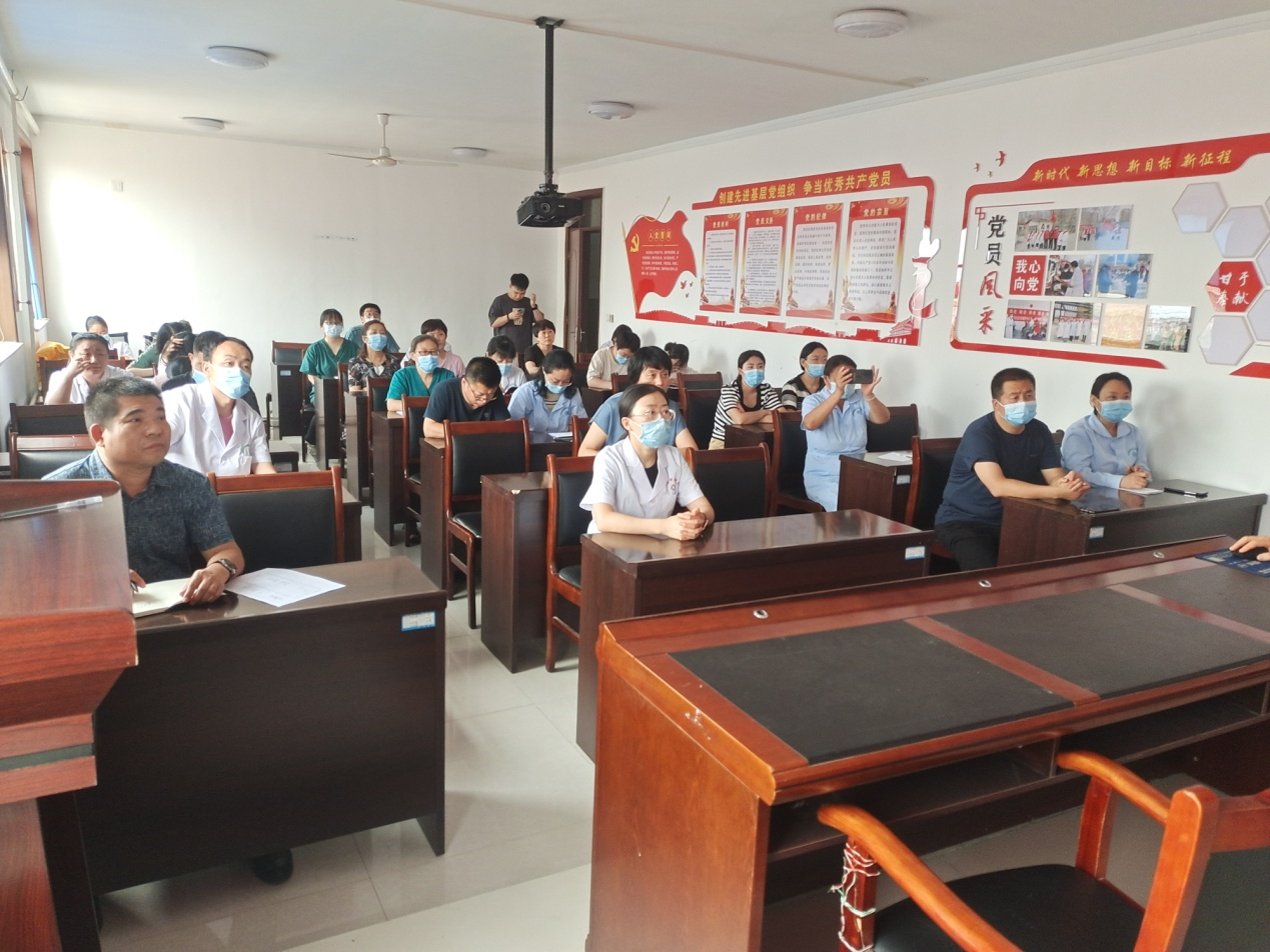 阳信县信城街道社区卫生服务中心传染病防治培训会