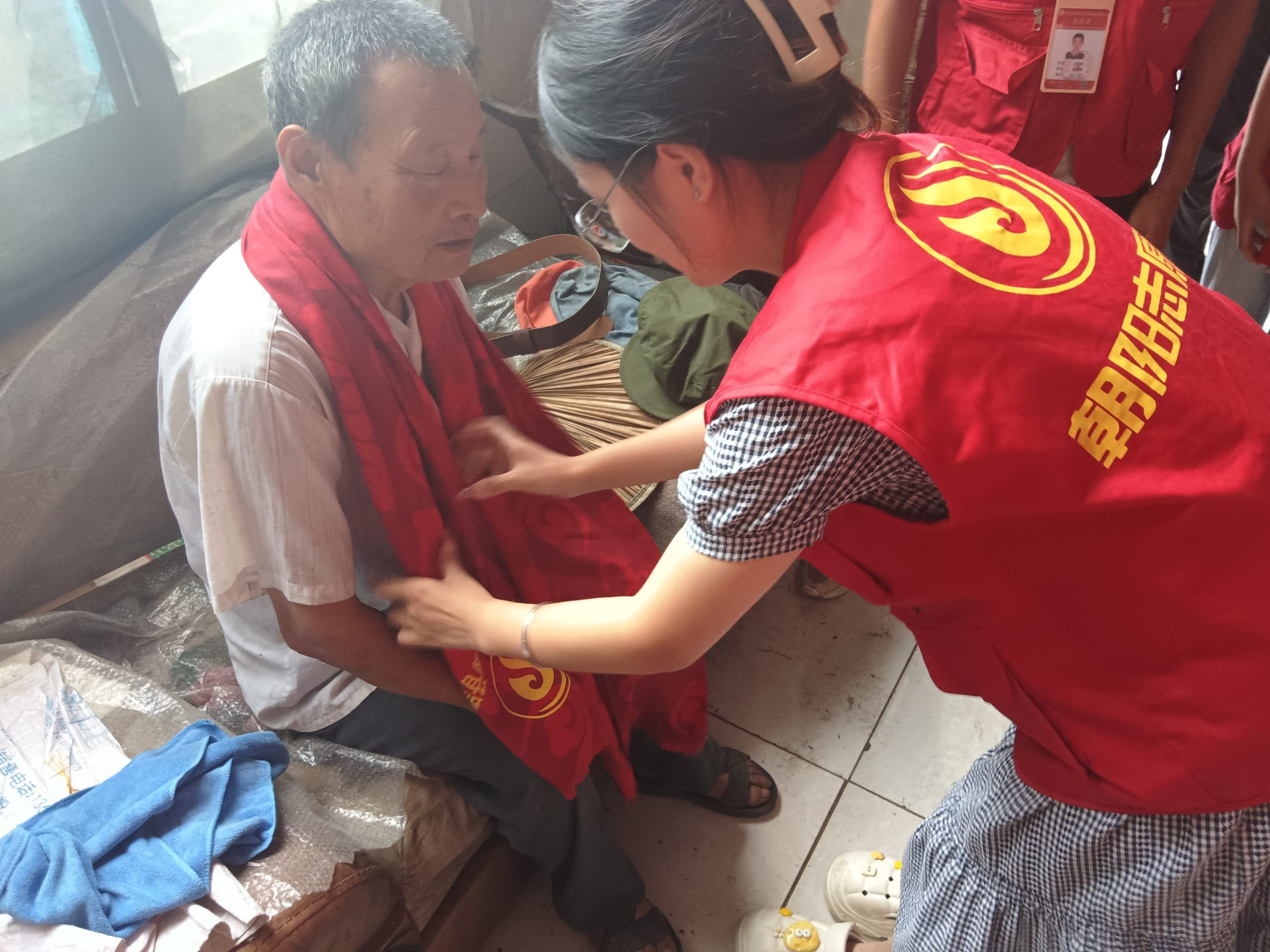 阳信朝阳公益“致敬峥嵘岁月 情暖退役老兵”