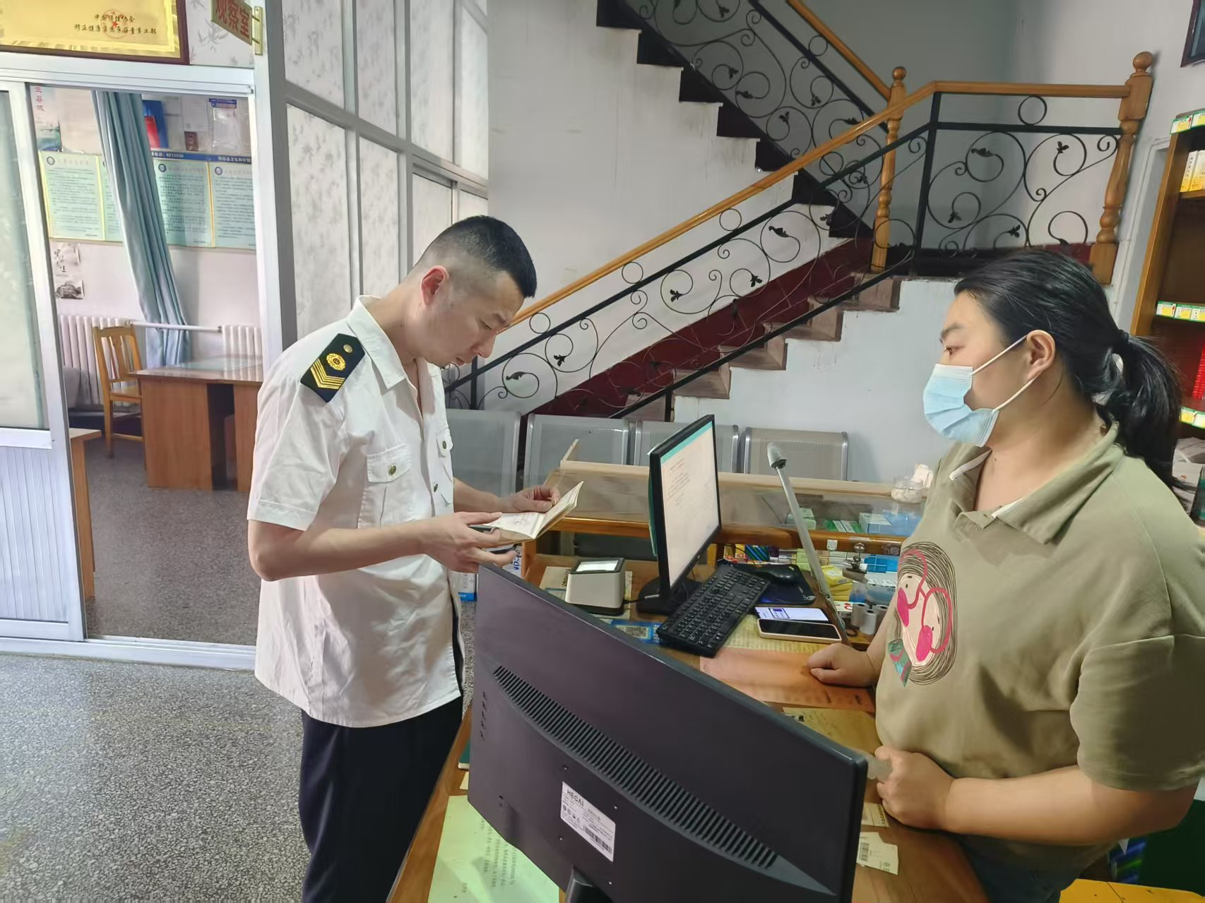 阳信县信城街道社区卫生服务中心开展2025年度辖区医疗机构现场校验工作