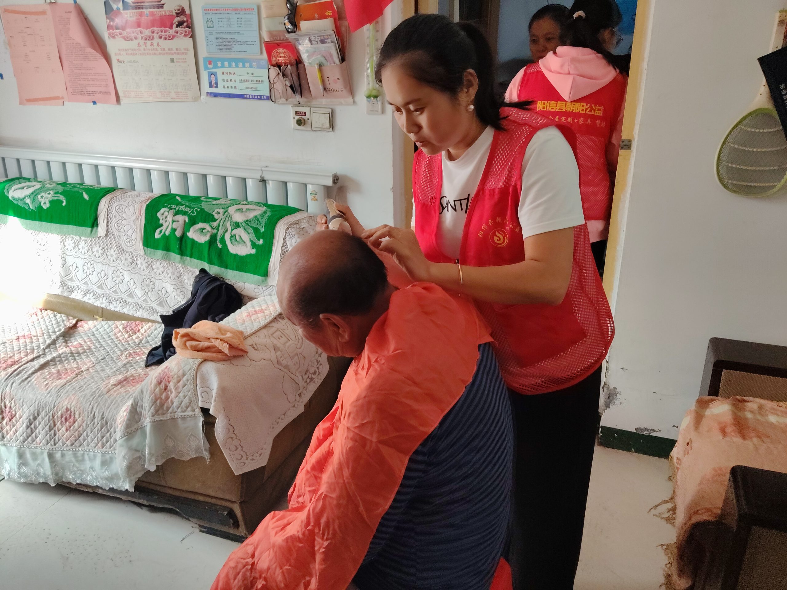 双节同庆，朝阳公益情暖退伍老兵