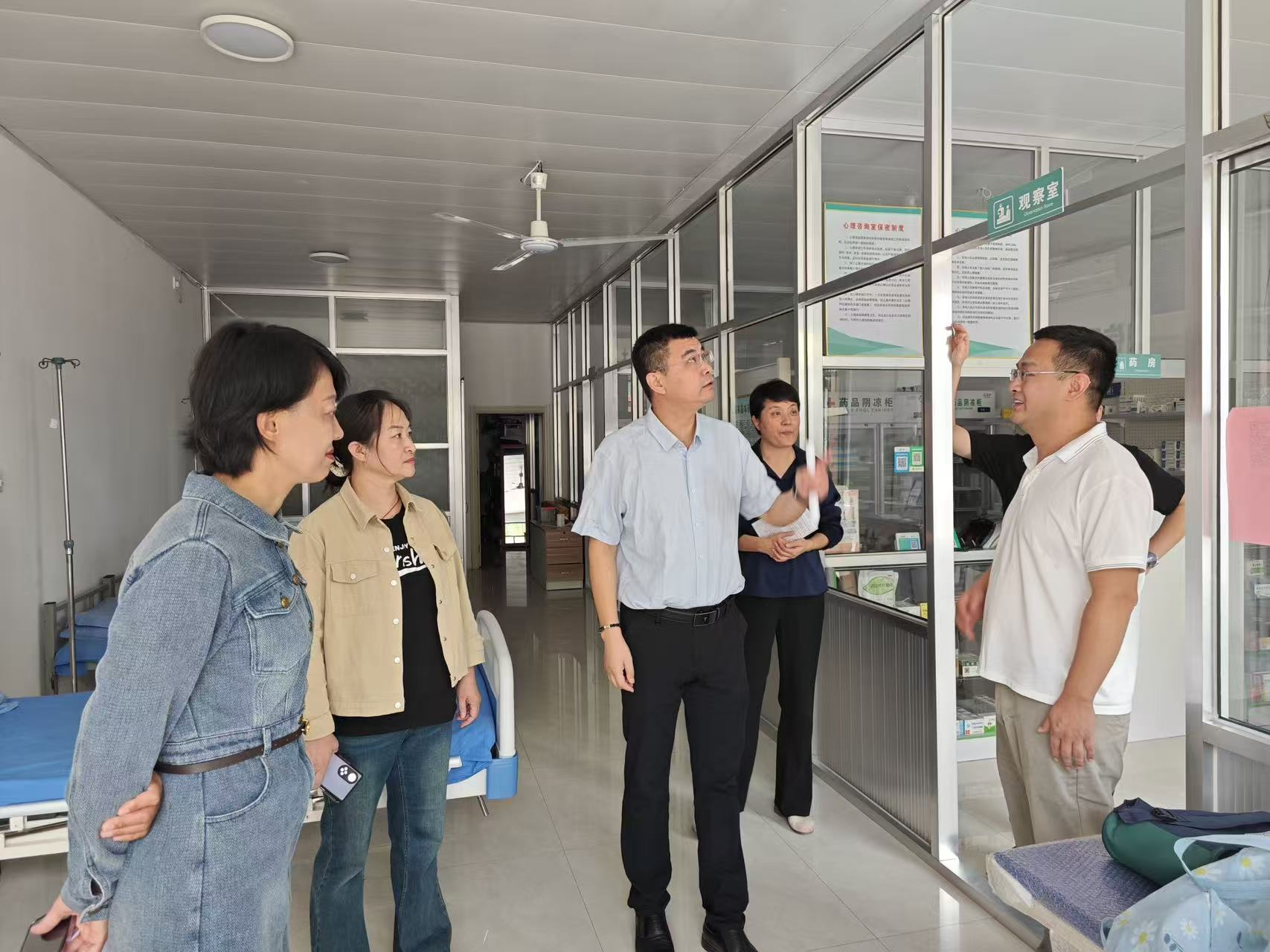 阳信县信城街道社区卫生服务中心组织开展“五有三提升”卫生室改造现场督导暨工作部署会议