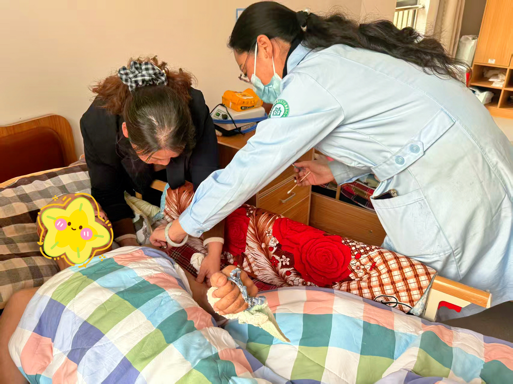 阳信县信城街道社区卫生服务中心牛牛接种团队走进康养中心与校园 为“一老一小”筑牢流感免疫屏障