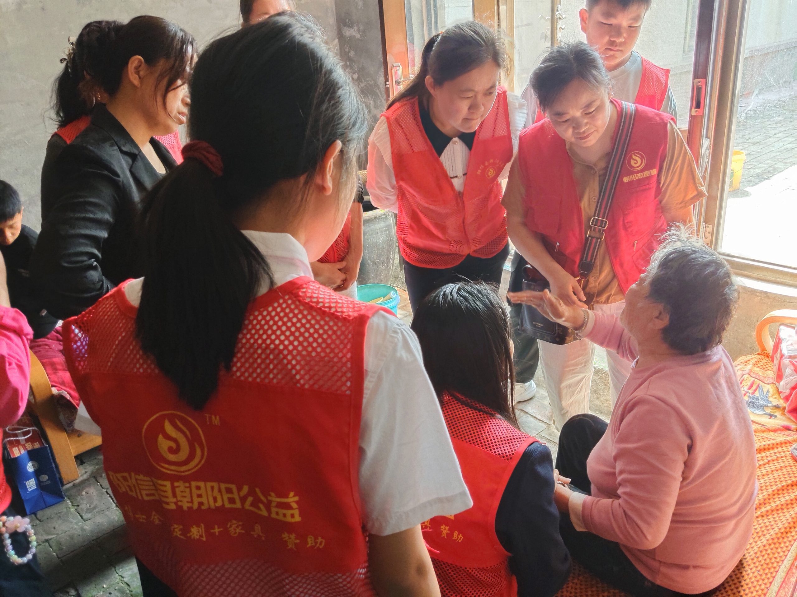 党建引领践初心 志愿暖心传温情—阳信县朝阳公益事业发展中心开展党史学习+关爱留守老人志愿活动