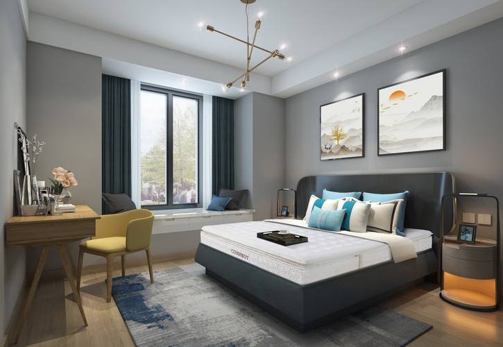 康姿百德豪华款磁性床垫用动态支撑力稳住你的脊椎节律